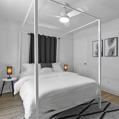 Modern B an W Inspired Apt in heart of Tampa Bay