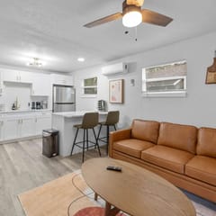 Modern Retro Themed Home Close to Coffee and Food!